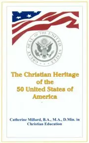 A book cover with the american flag and seal.